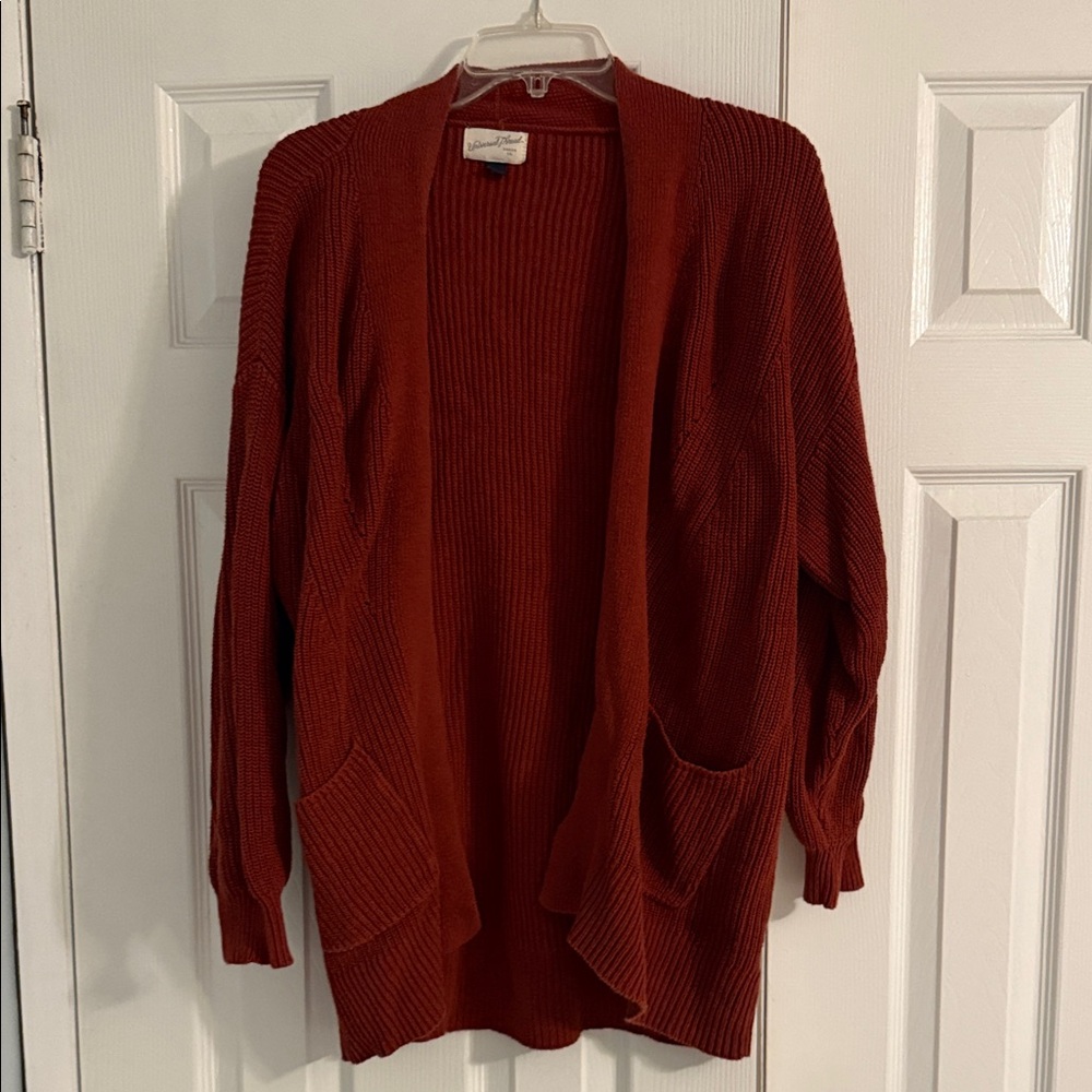 Universal Thread Women's Deep Red Cardigan